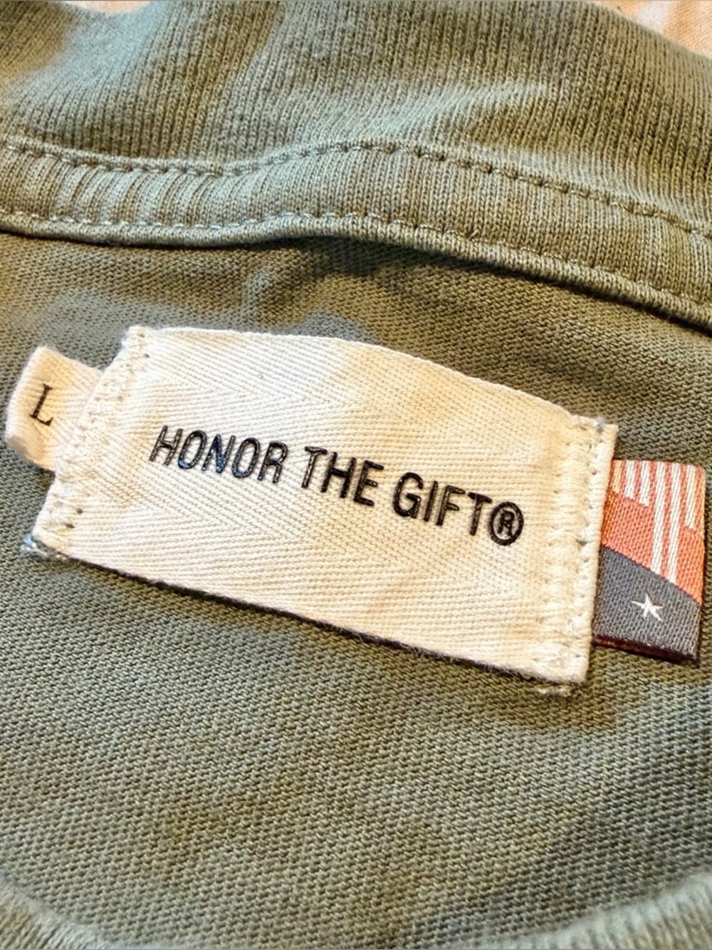 Honor The Gift HTG Men’s Pack Short Sleeve Tee Olive Green Large L Los Angeles - Picture 4 of 8